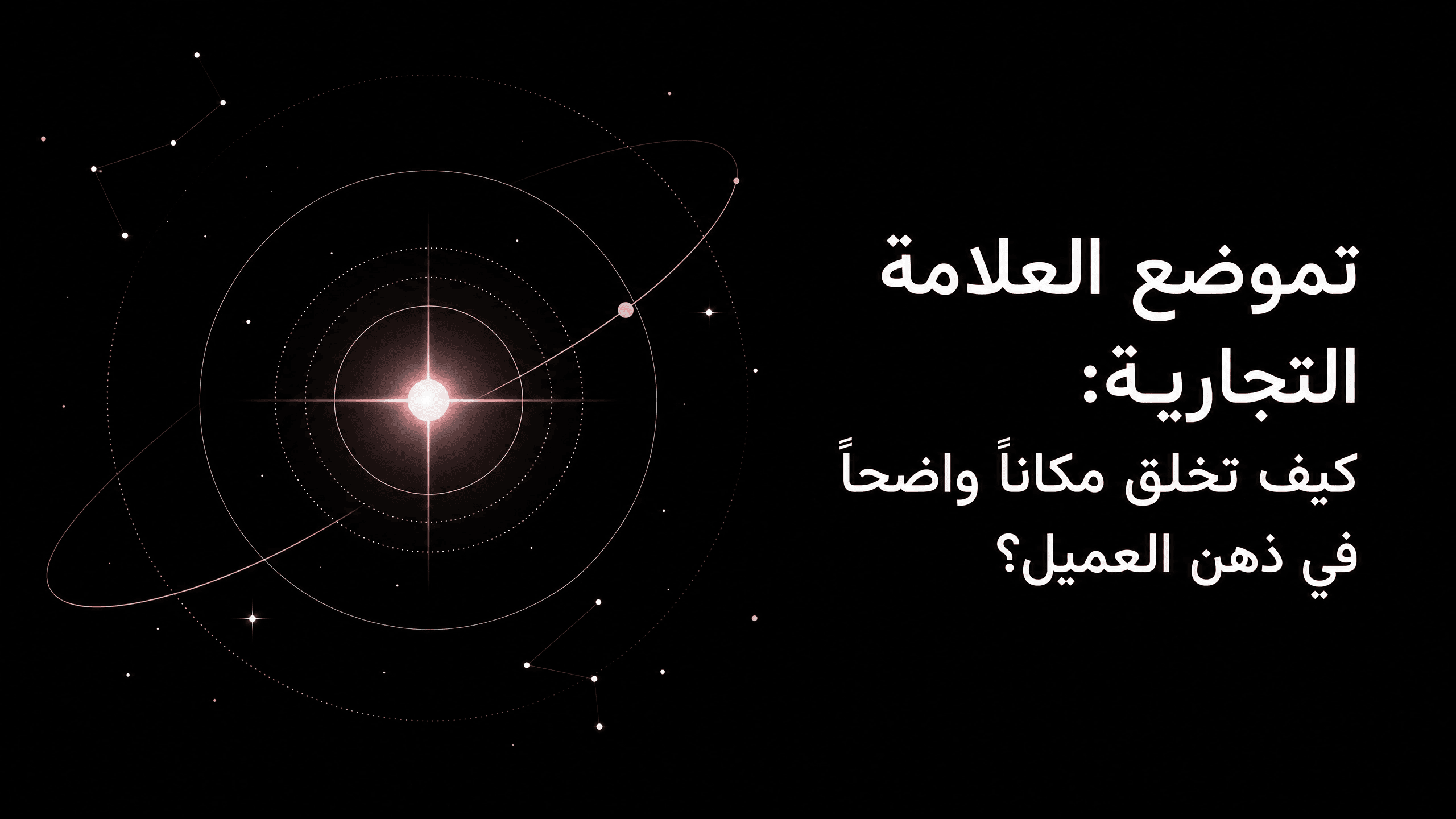 تموضع العلامة التجارية: كيف تخلق كوّن مكانًا واضحًا في ذهن العميل عبر رسالة مركزة ومميزة